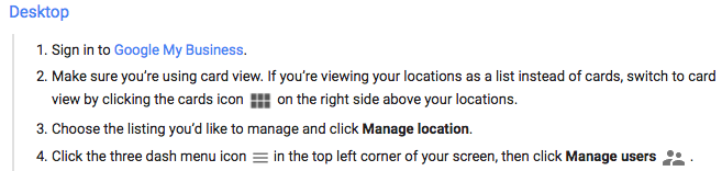 Setting up Google My Business on Desktop