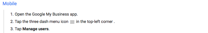 Setting up Google My Business on Mobile