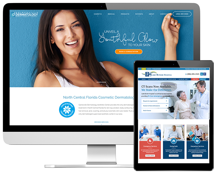 Web Design Example for Healthcare