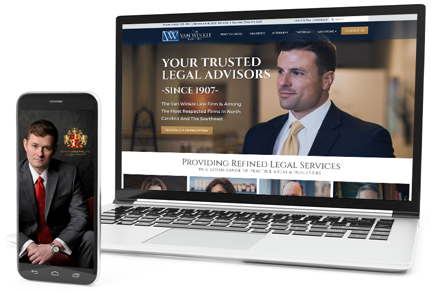 Web Design Example for Law Firms